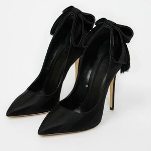 ALEKSANDER Siradekian Elegant Black Stiletto Heels USED ONCE